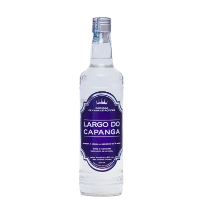 Garrafa de Cachaça Largo do Capanga Tradicional, 670 ml, cachaça mineira artesanal branca, 41% vol.